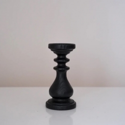 Single medium candle holder By WoodVin