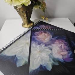 Sketchbook “Magic evening flowers” A4